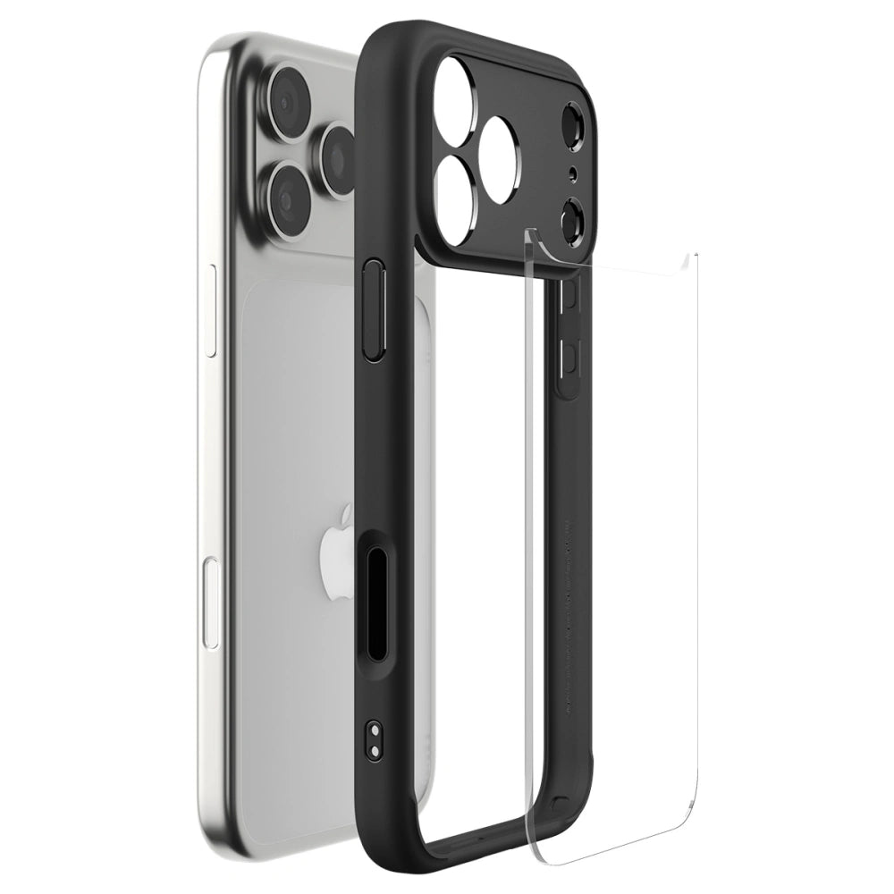 Spigen iPhone 17 Pro - Ultra Hybrid - Σκληρή Θήκη με Πλαίσιο Σιλικόνης - Matte Black