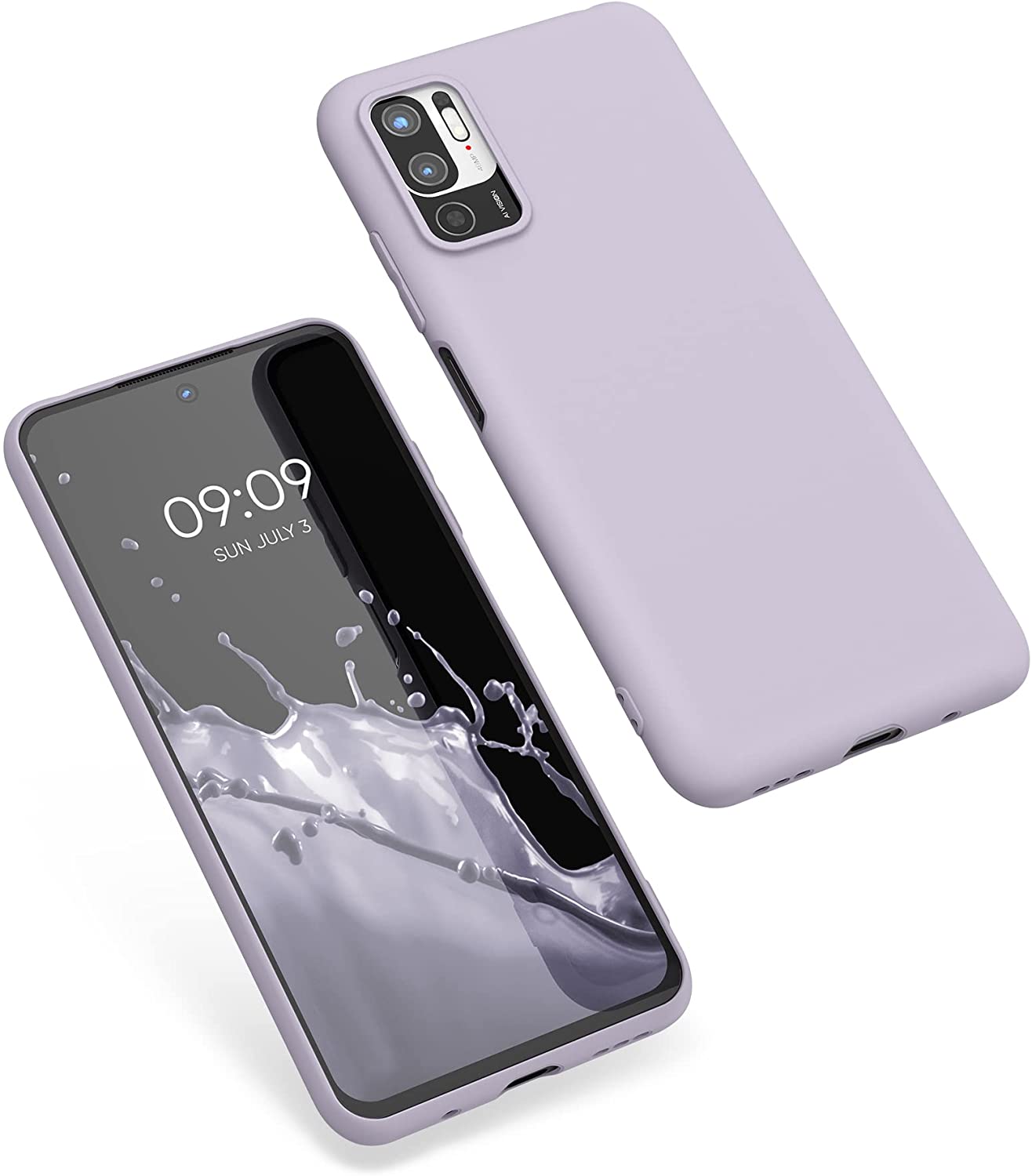 KW Xiaomi Redmi Note 10 5G Θήκη Σιλικόνης TPU - Lavender - 54947.108