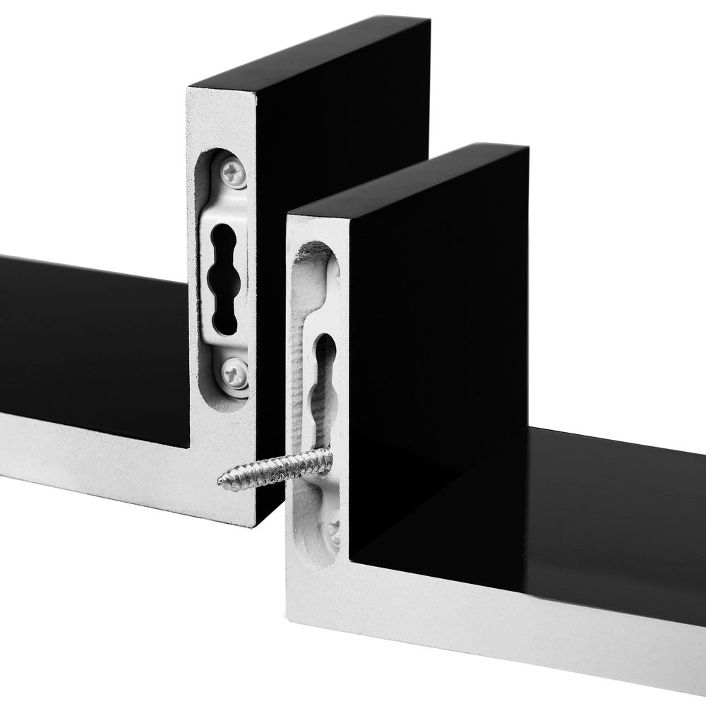 Songmics Σετ 3 Ράφια Διαφορετικού Μεγέθους - Black - LWS40BK