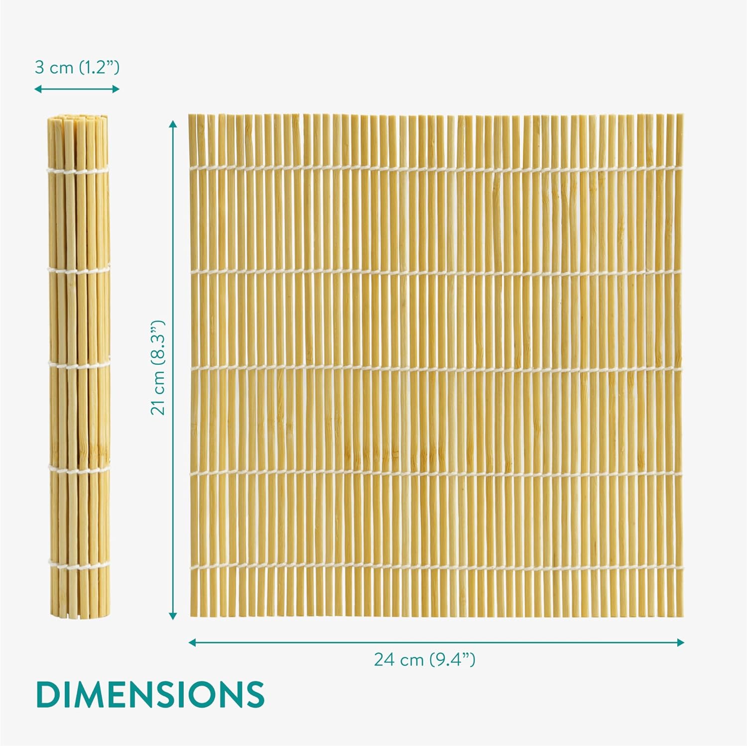 Navaris Κιτ Παρασκευής Σούσι από Μπαμπού - Σετ 16 Τεμαχίων - Natural - 60621.01
