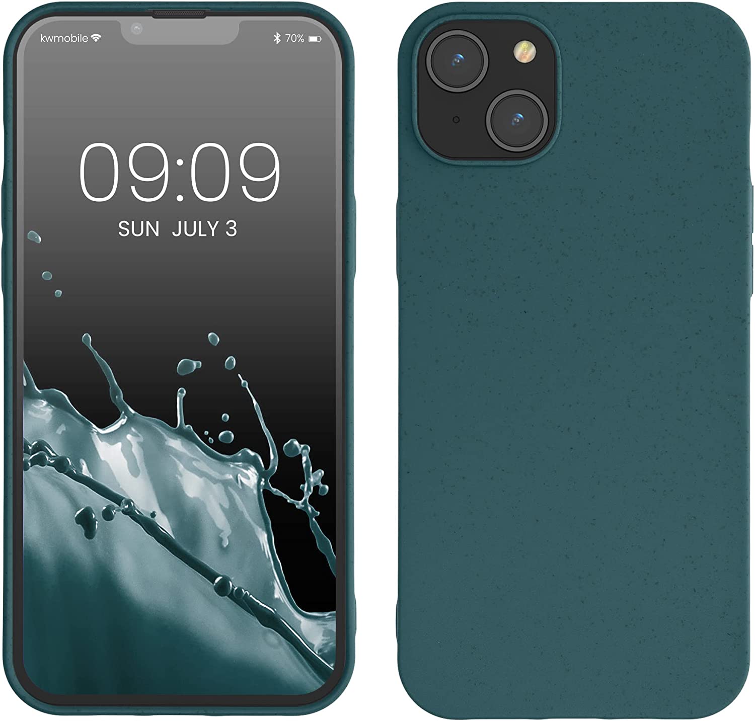 Kalibri iPhone 14 Plus Θήκη Σιλικόνης TPU με Ανακυκλώσιμο και Βιοδιασπώμενο Υλικό - Matte Petrol - 59218.57