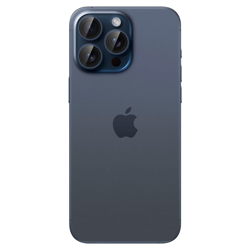 Spigen iPhone 14 Pro / 14 Pro Max / 15 Pro / 15 Pro Max Optik.TR EZ Fit Αντιχαρακτικό Γυαλί για την Κάμερα - 2 Τεμάχια - Blue Titanium
