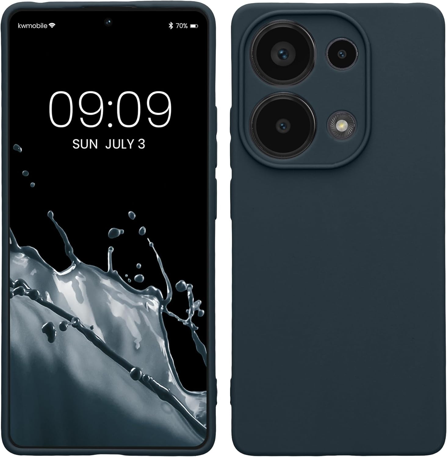 KW Xiaomi Redmi Note 13 Pro 4G Θήκη Σιλικόνης TPU - Dark Slate