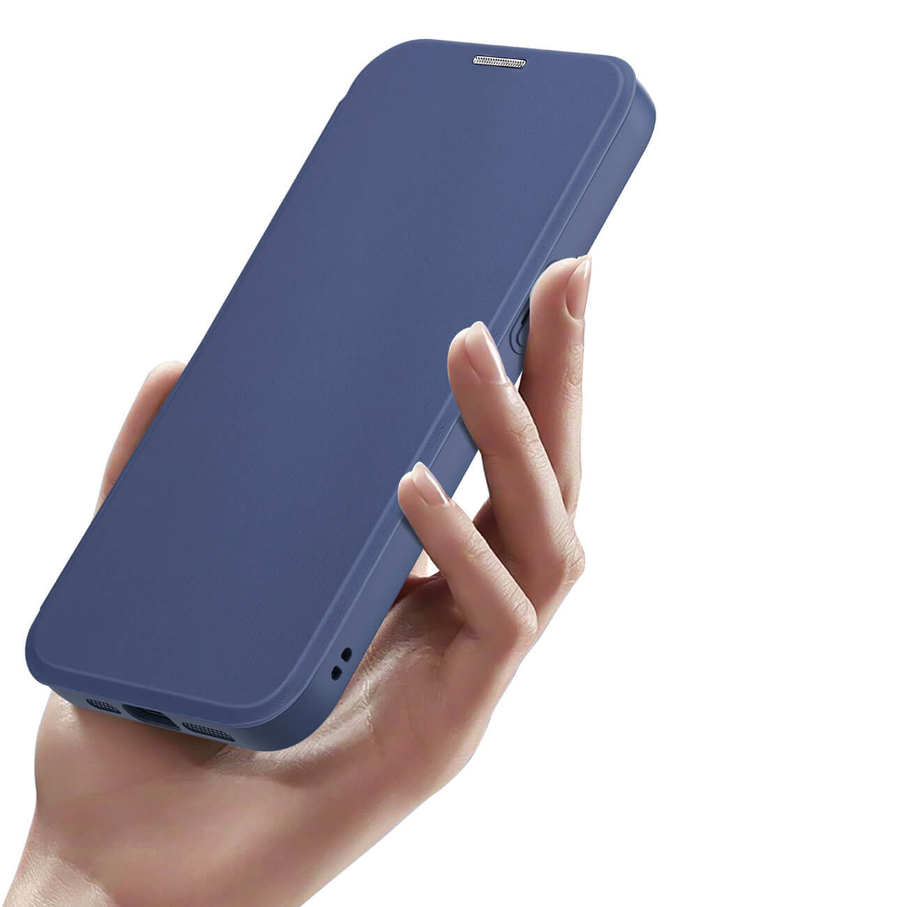 Dux Ducis iPhone 15 Pro Skin X Pro Magnetic Flip Case Θήκη Βιβλίο με MagSafe - Blue