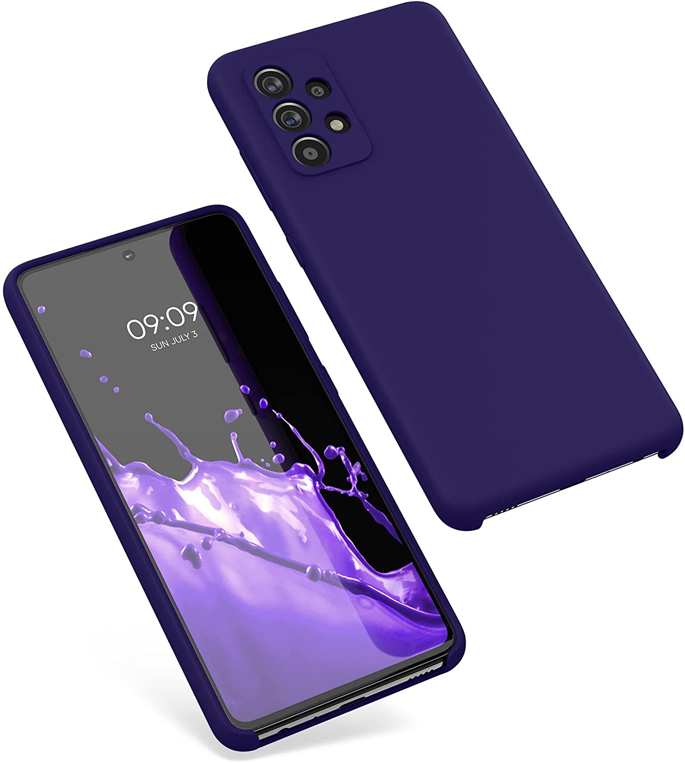 KW Samsung Galaxy A52 / A52 5G / A52s 5G Θήκη Σιλικόνης Rubber TPU - Velvet Blue - 54347.226 - likebrands.gr