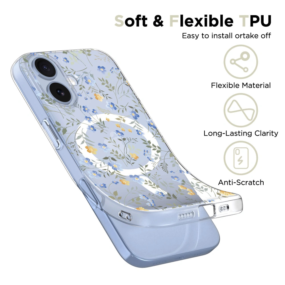 Tech-Protect iPhone 17 Flexair Θήκη Σιλικόνης TPU με MagSafe - Spring Flowers