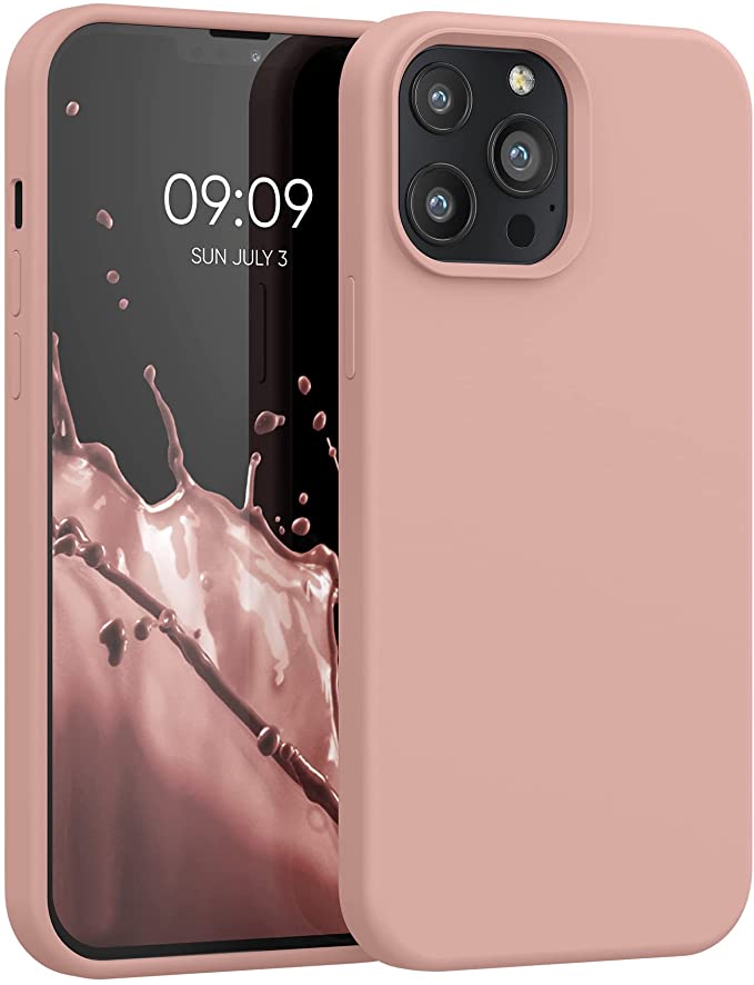 KW iPhone 13 Pro Max Θήκη Σιλικόνης Rubberized TPU - Orange Clay - 55881.237