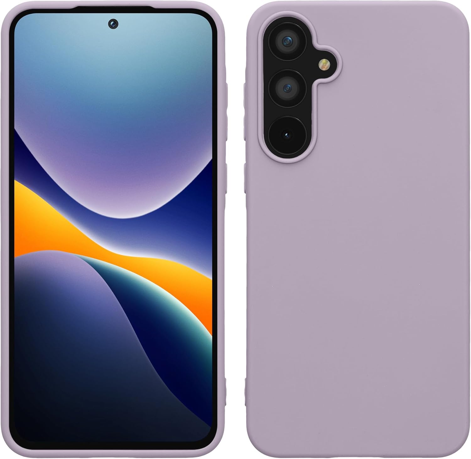 KW Samsung Galaxy A55 5G Λεπτή Θήκη Σιλικόνης TPU - Lavender