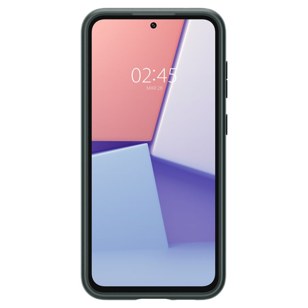 Spigen Samsung Galaxy S23 FE Optik Armor Θήκη Σιλικόνης με Κάλυμμα για την Κάμερα - Abyss Green