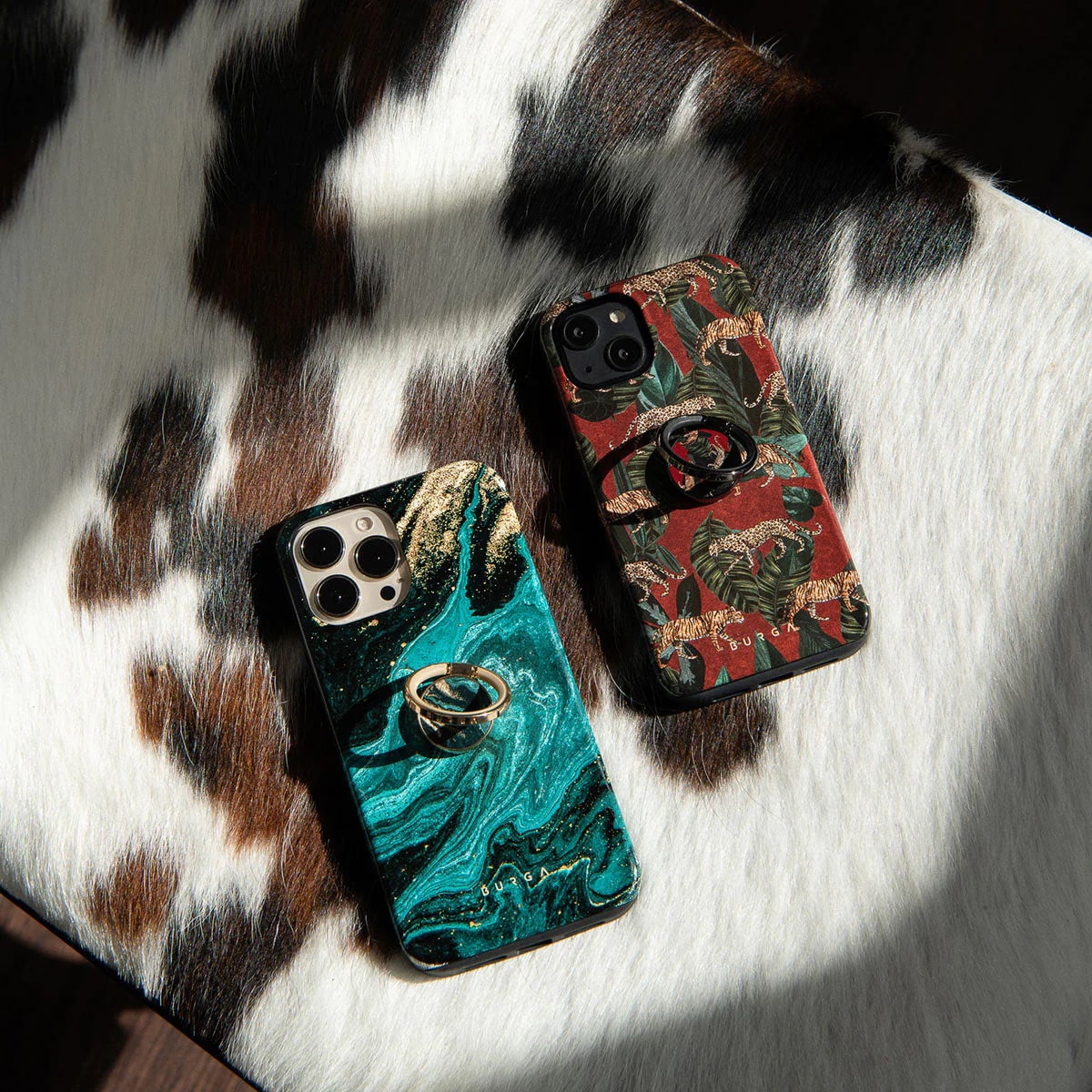 Burga Ring Holder - Δαχτυλίδι Συγκράτησης Κινητού - Βάση Στήριξης - Gunmetal - Emerald Pool