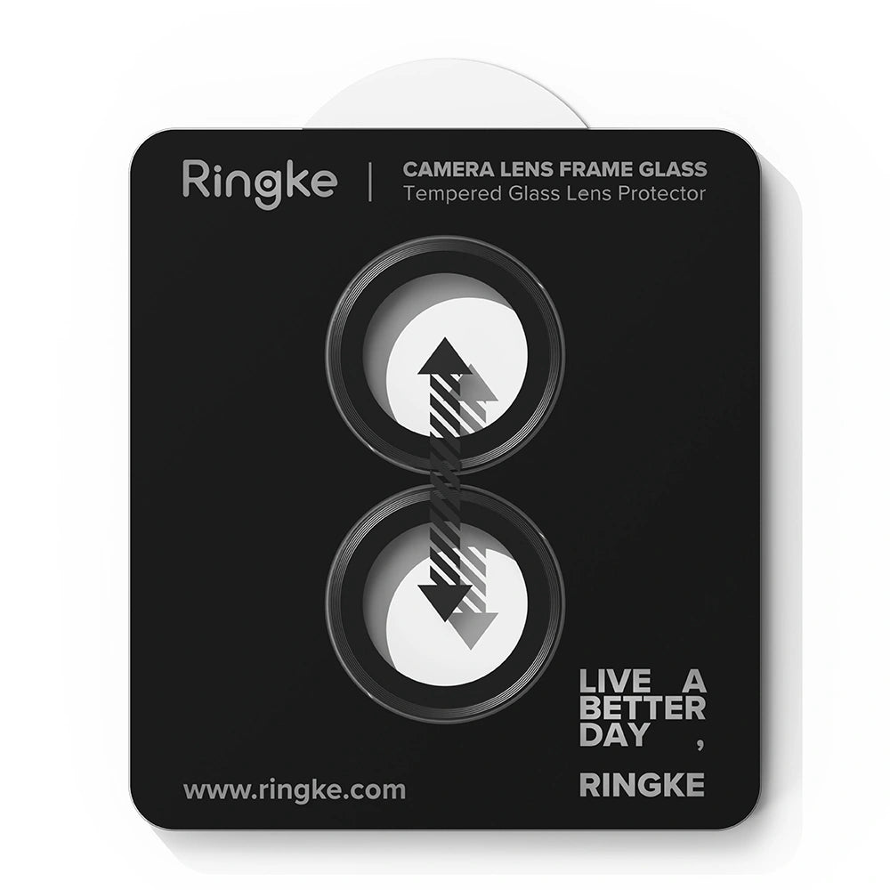 Ringke iPhone 17 Camera Frame - Αντιχαρακτικό Γυαλί για την Κάμερα - 2 Τεμάχια - Black