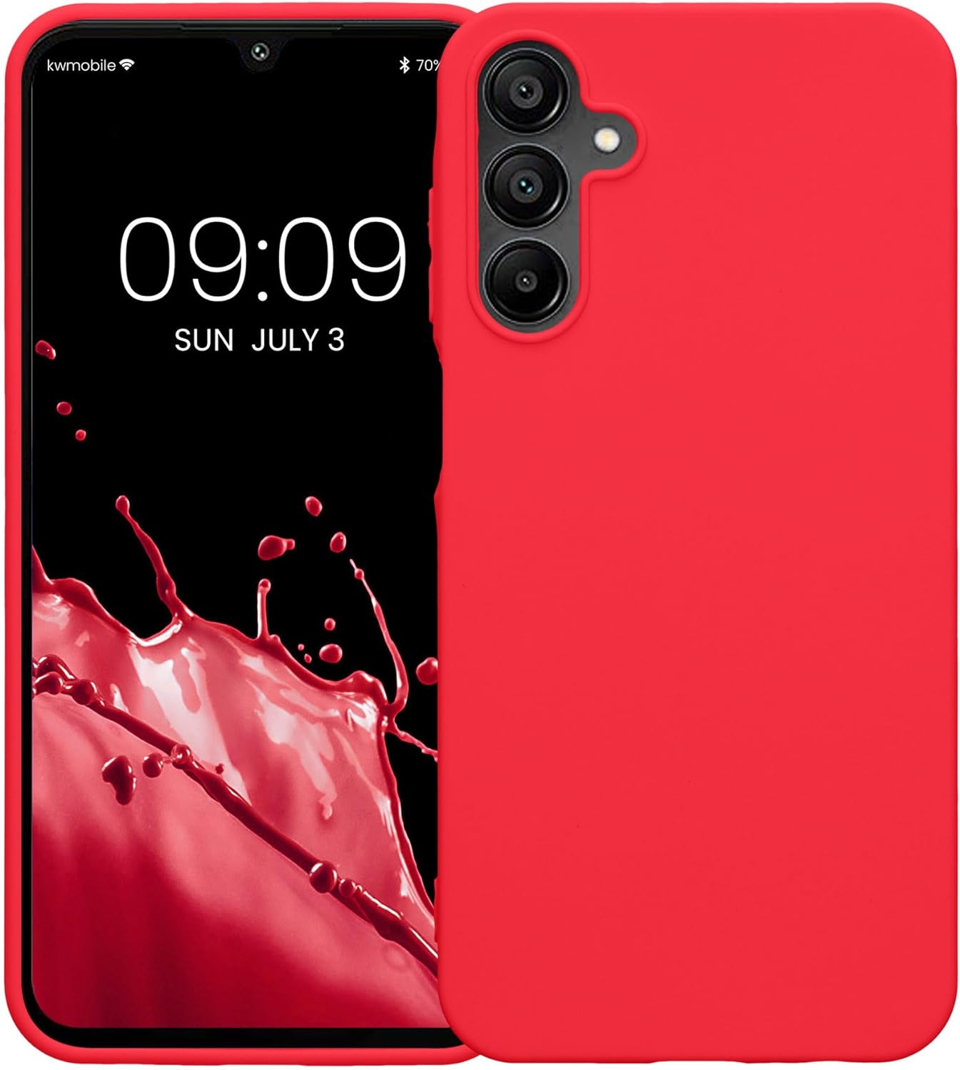 KW Samsung Galaxy A15 4G / A15 5G Θήκη Σιλικόνης TPU - Neon Pink - KWM000021MH004C