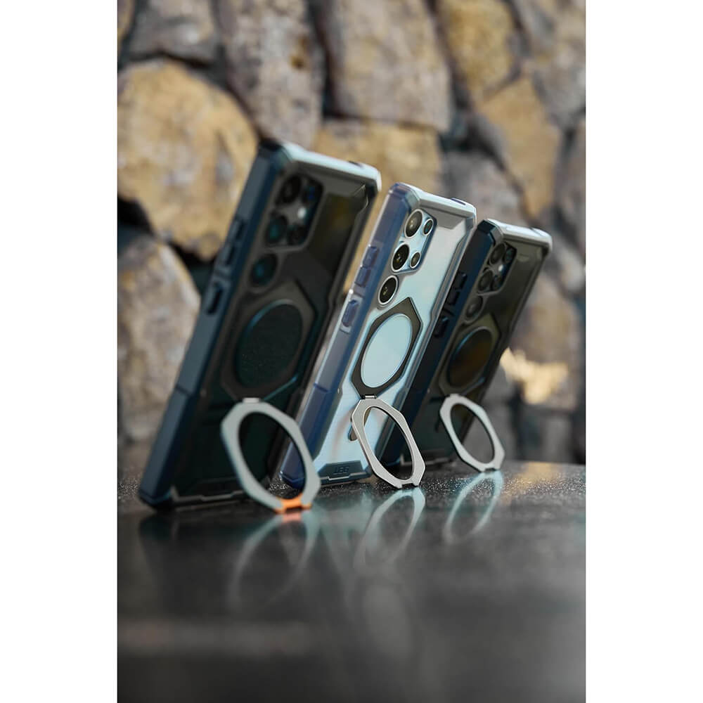 UAG Samsung Galaxy S25 Ultra Plasma XTE MagSafe Σκληρή Θήκη με Stand - Black / Orange