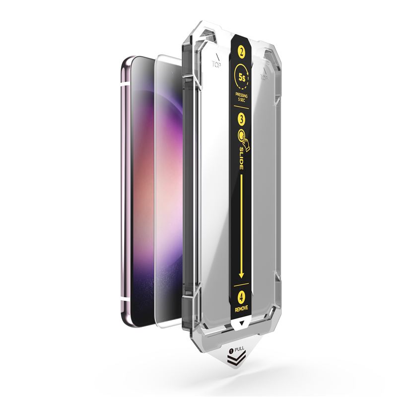 Mobile Origin Samsung Galaxy S24 Screen Guard 9H Αντιχαρακτικό Γυαλί Οθόνης με Κιτ Εγκατάστασης - Clear