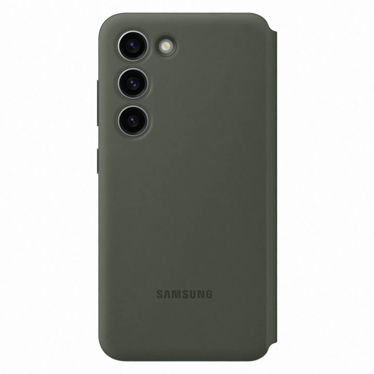 Samsung Smart View Cover Samsung Galaxy S23 Θήκη Πορτοφόλι - Khaki - EF-ZS911CGEGWW