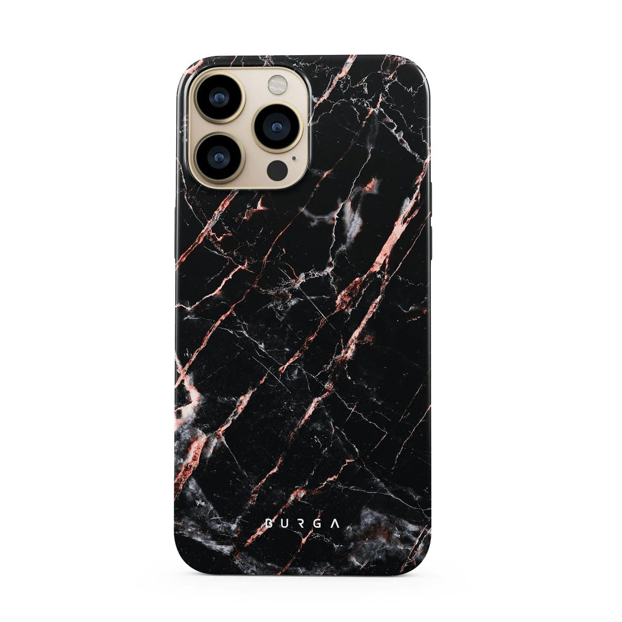 Burga iPhone 13 Pro Fashion Tough Σκληρή Θήκη - Rose Gold Marble