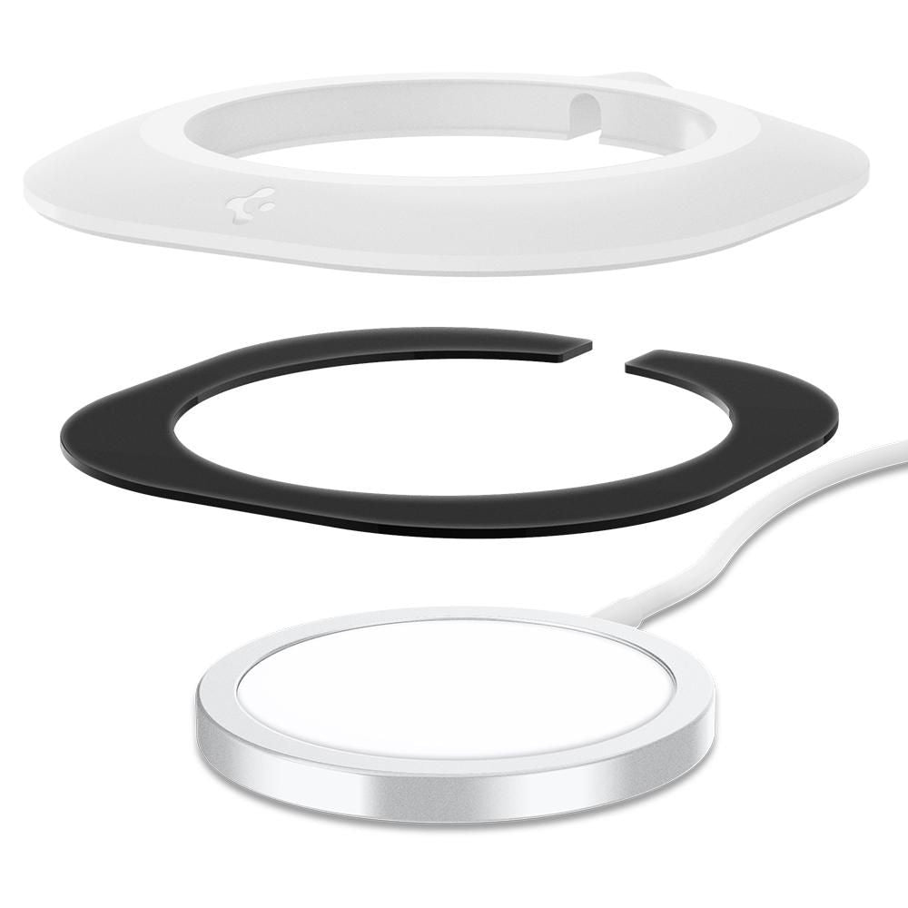 Spigen MagFit Pad Βάση Στήριξης για Φορτιστή MagSafe - White