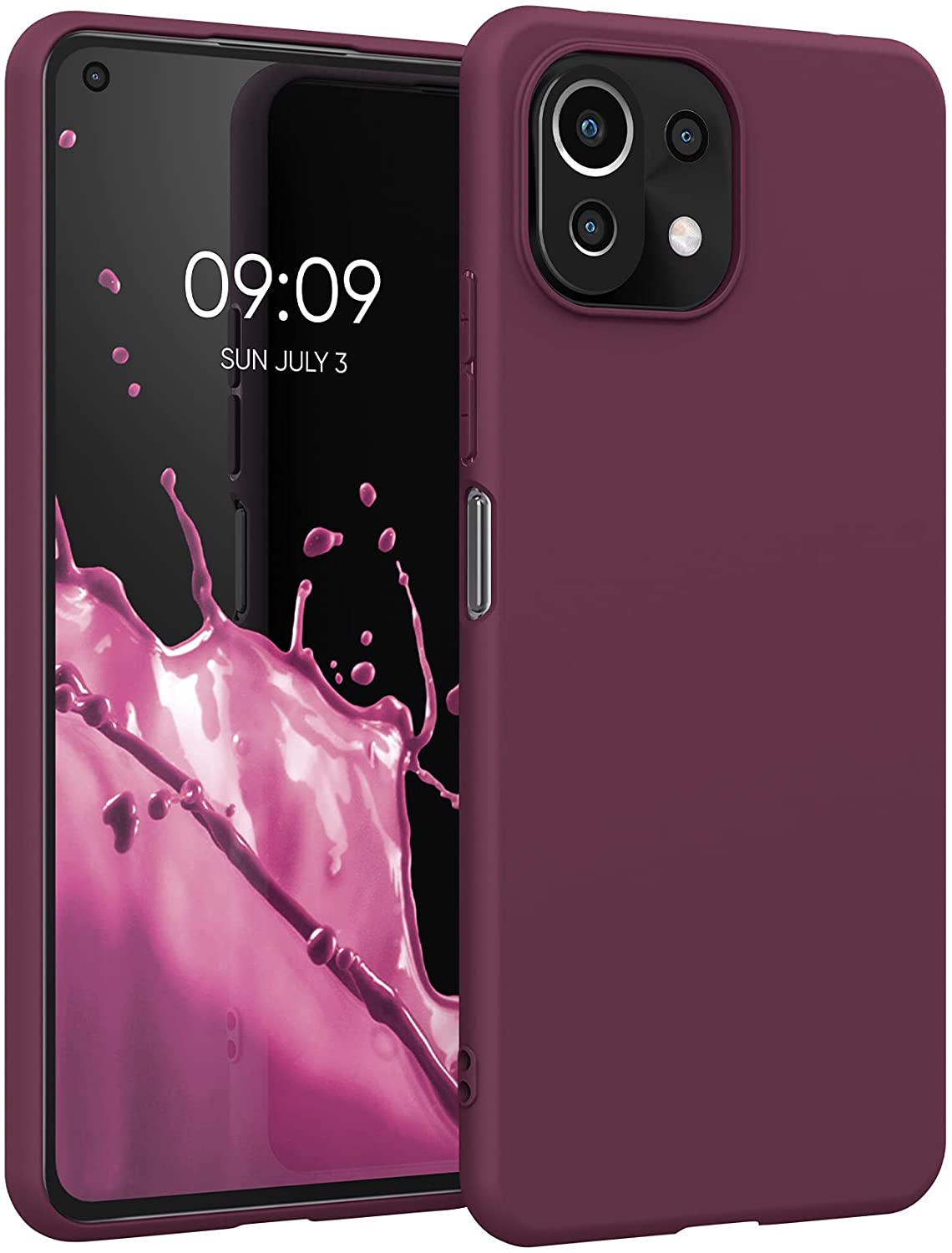KW Xiaomi Mi 11 Lite / Mi 11 Lite 5G Θήκη Σιλικόνης TPU - Bordeaux Purple - 54726.187