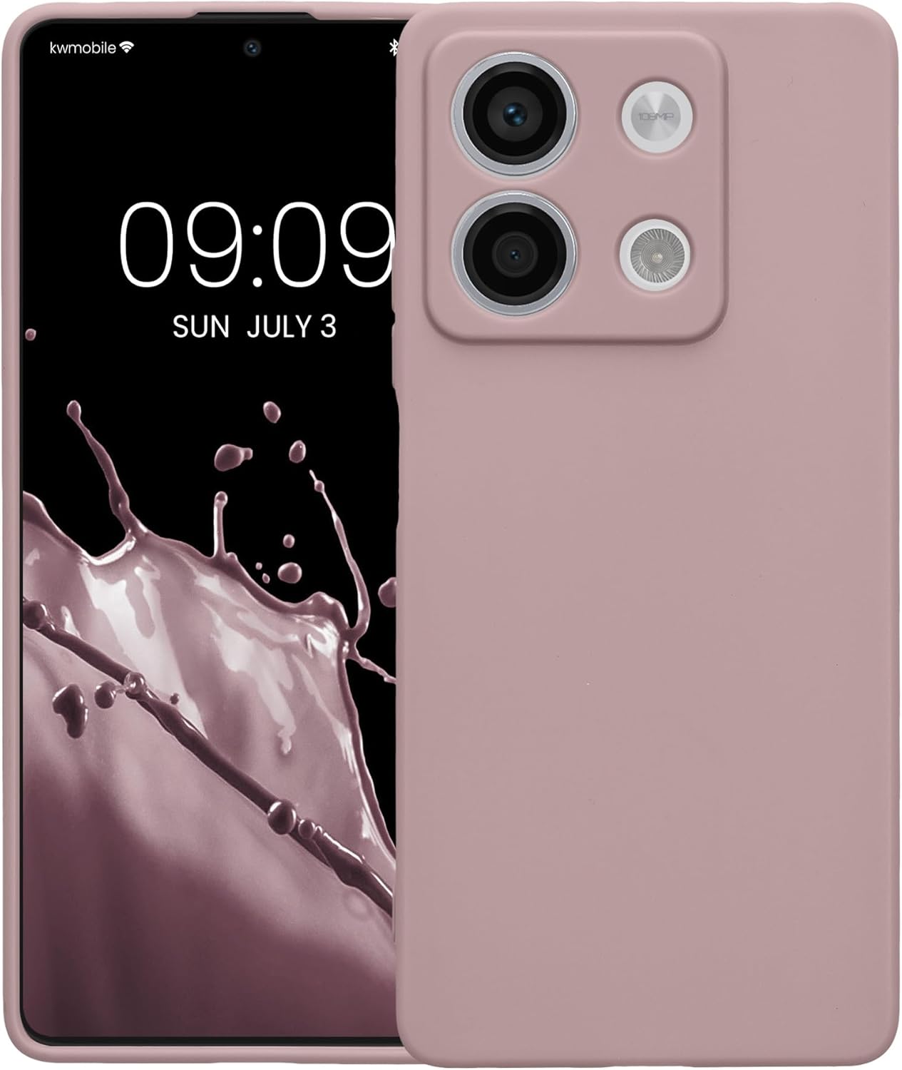 KW Xiaomi Redmi Note 13 5G Θήκη Σιλικόνης TPU - Nude Lilac