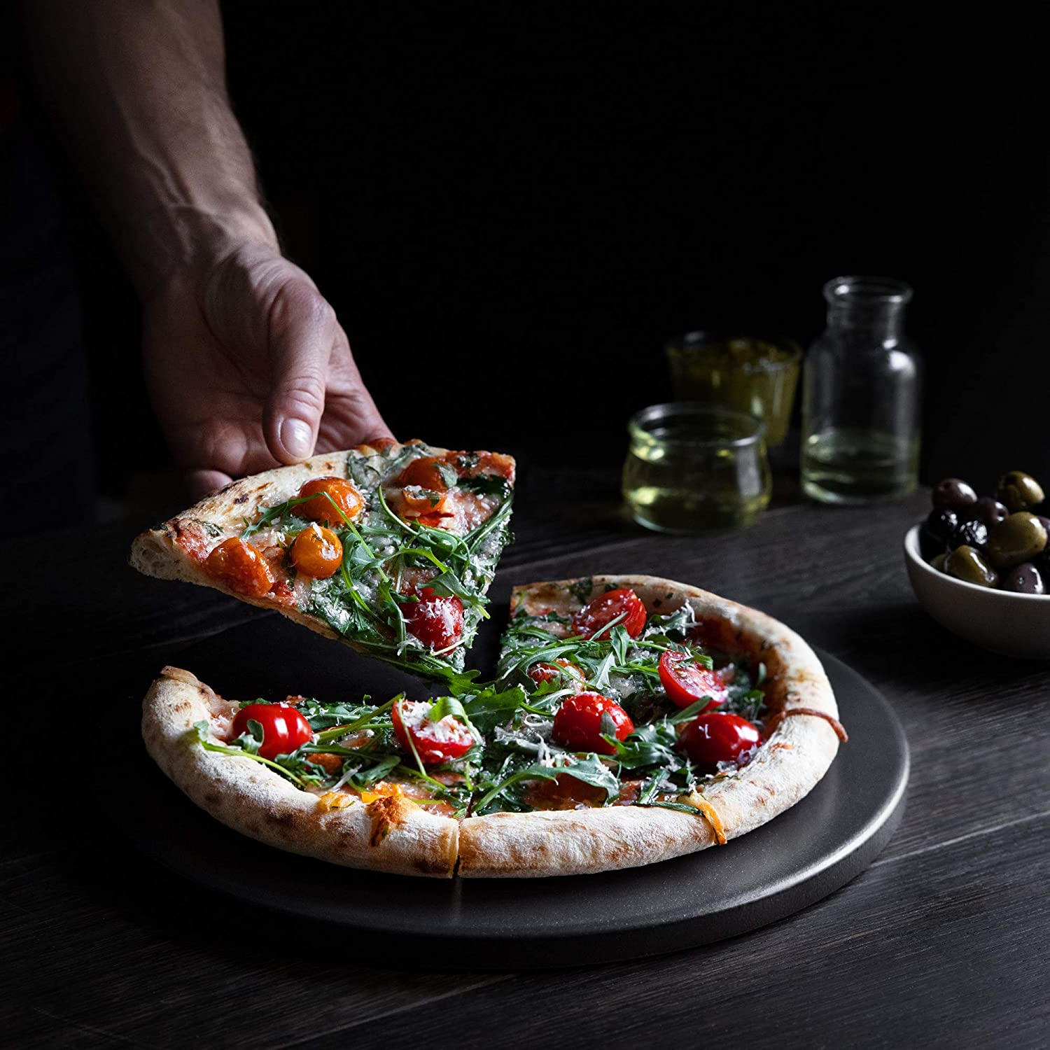 Navaris Πέτρα Ψησίματος Πίτσας - Black - 51246.02.3