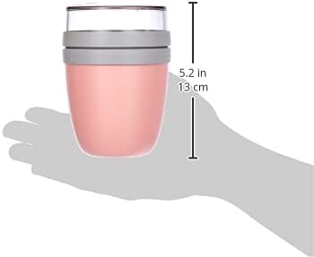 Mepal Lunch Pot Ellipse Mini - Δοχείο Φαγητού - BPA Free - 300ml - 120ml - Nordic Pink
