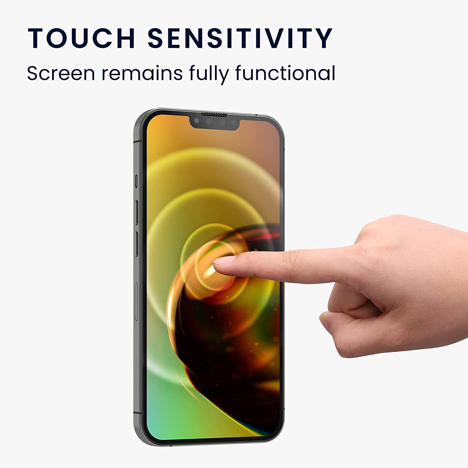 Kalibri iPhone 13 / iPhone 13 Pro - Full Screen Αντιχαρακτικό Γυαλί Οθόνης - 2 Τεμάχια - Διάφανα - 58588.1