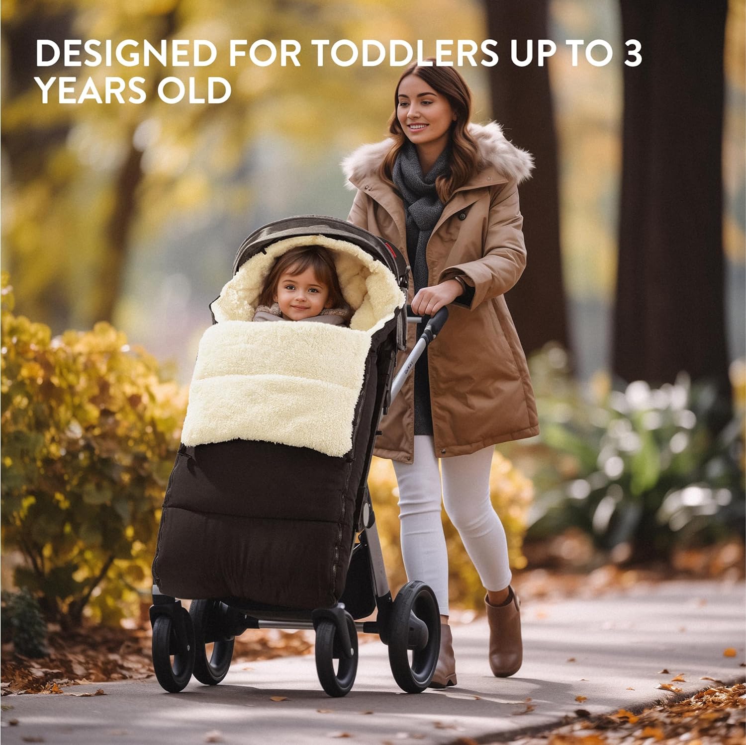 Navaris Χειμερινός Ποδόσακος Καροτσιού - ‎Black - 61596.2.01