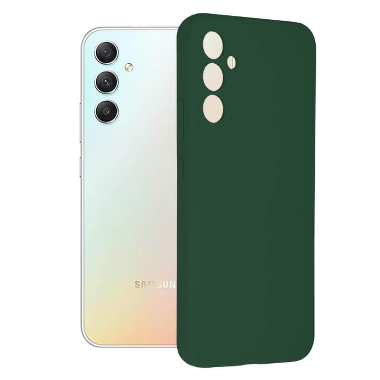 Techsuit Samsung Galaxy A34 5G Soft Edge Silicone Θήκη Σιλικόνης TPU - Dark Green