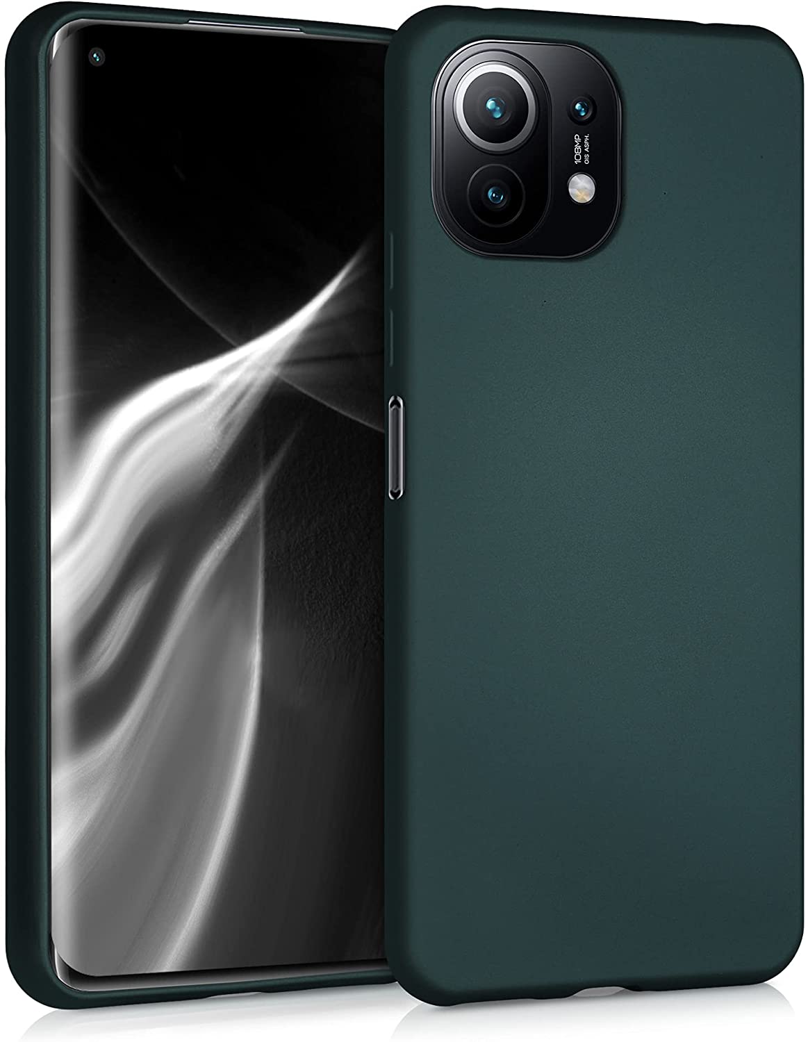 KW Xiaomi Mi 11 Lite / Mi 11 Lite 5G Θήκη Σιλικόνης TPU - Metallic Teal - 54727.14