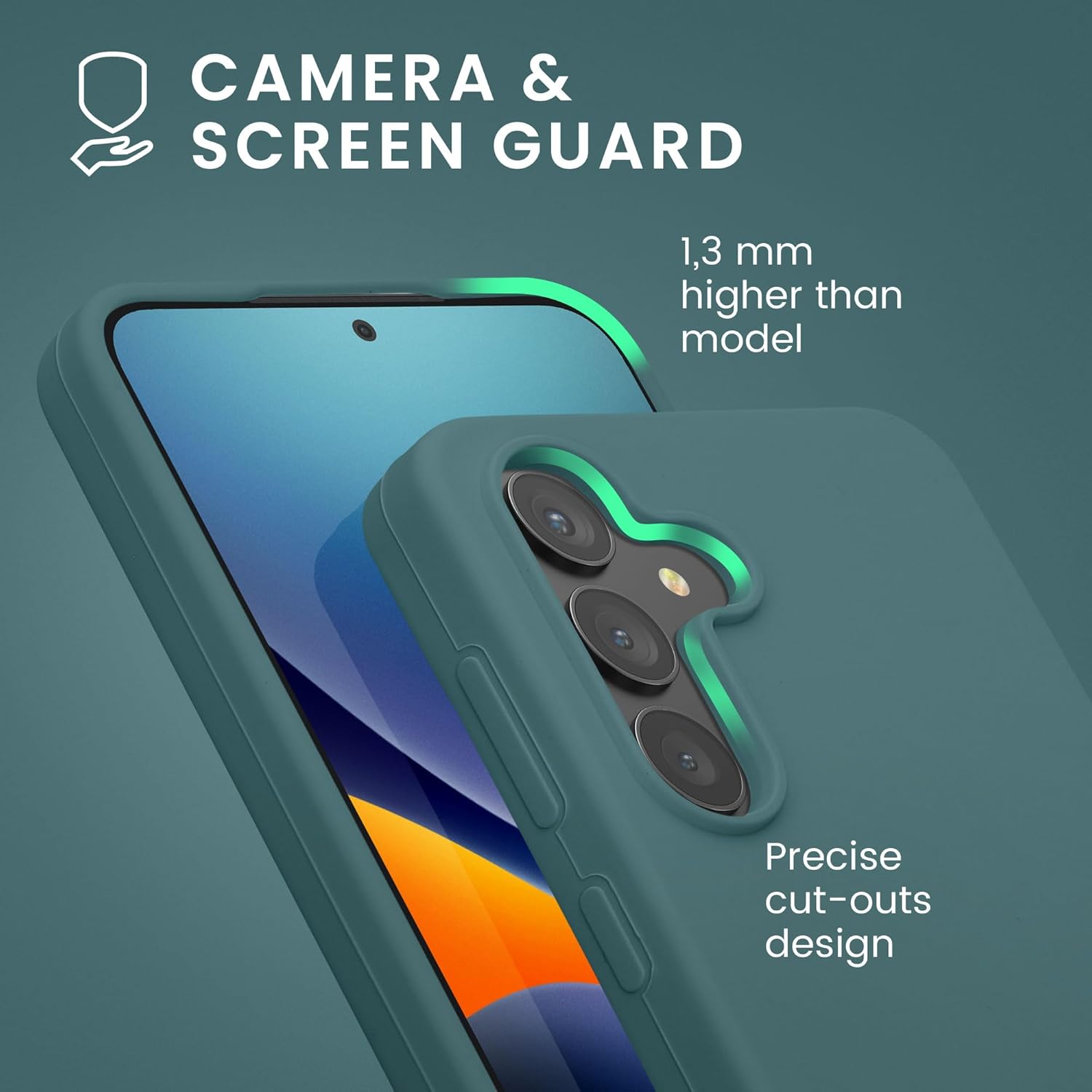 KW Samsung Galaxy S24 Θήκη Σιλικόνης Rubberized TPU - Arctic Night