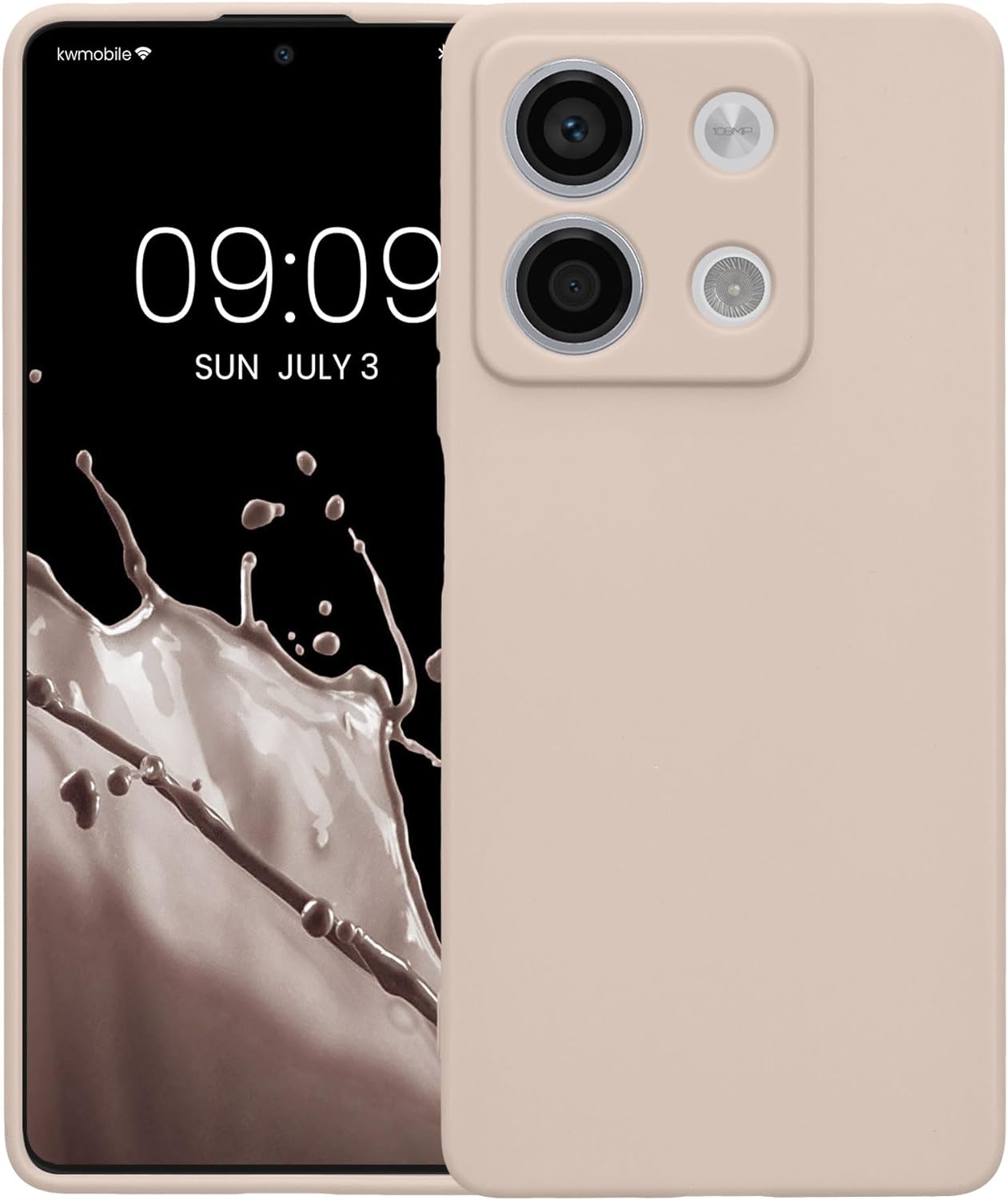 KW Xiaomi Redmi Note 13 5G Θήκη Σιλικόνης TPU - Coconut Swirl - KWM000020LK002C