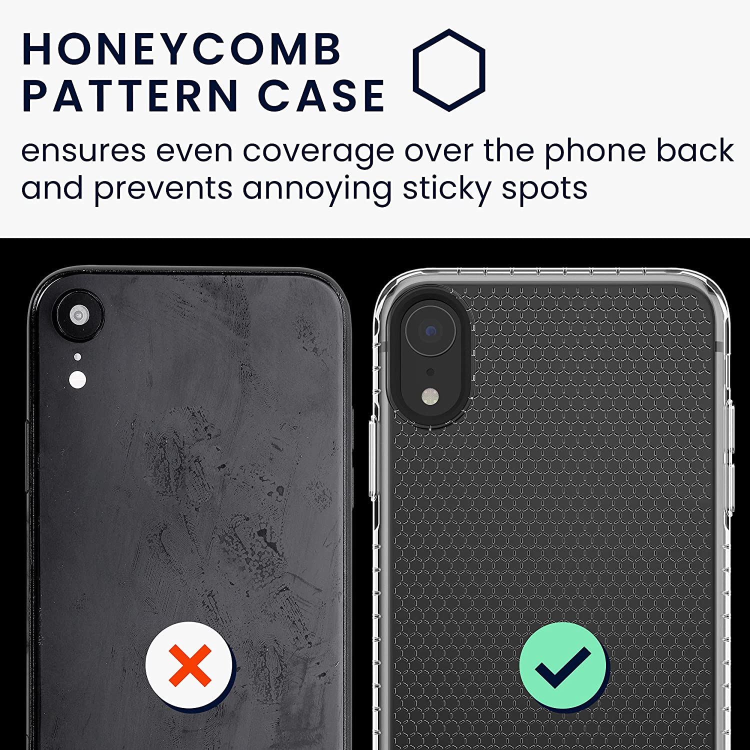 KW Samsung Galaxy A72 / A72 5G Θήκη Σιλικόνης TPU Design Honeycomb - Διάφανη - 55419.03