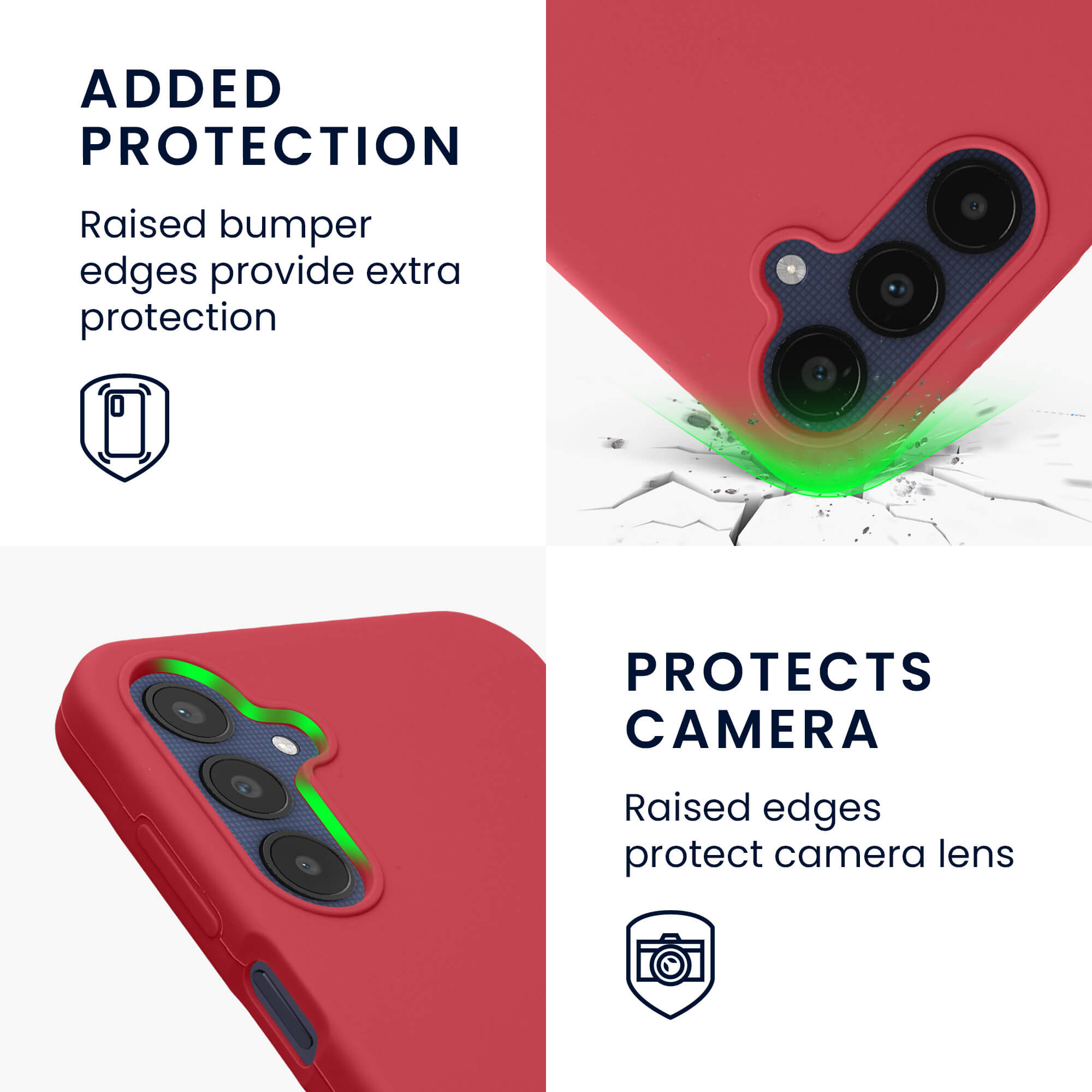 KW Samsung Galaxy A25 5G Θήκη Σιλικόνης Rubberized TPU - Dark Rose