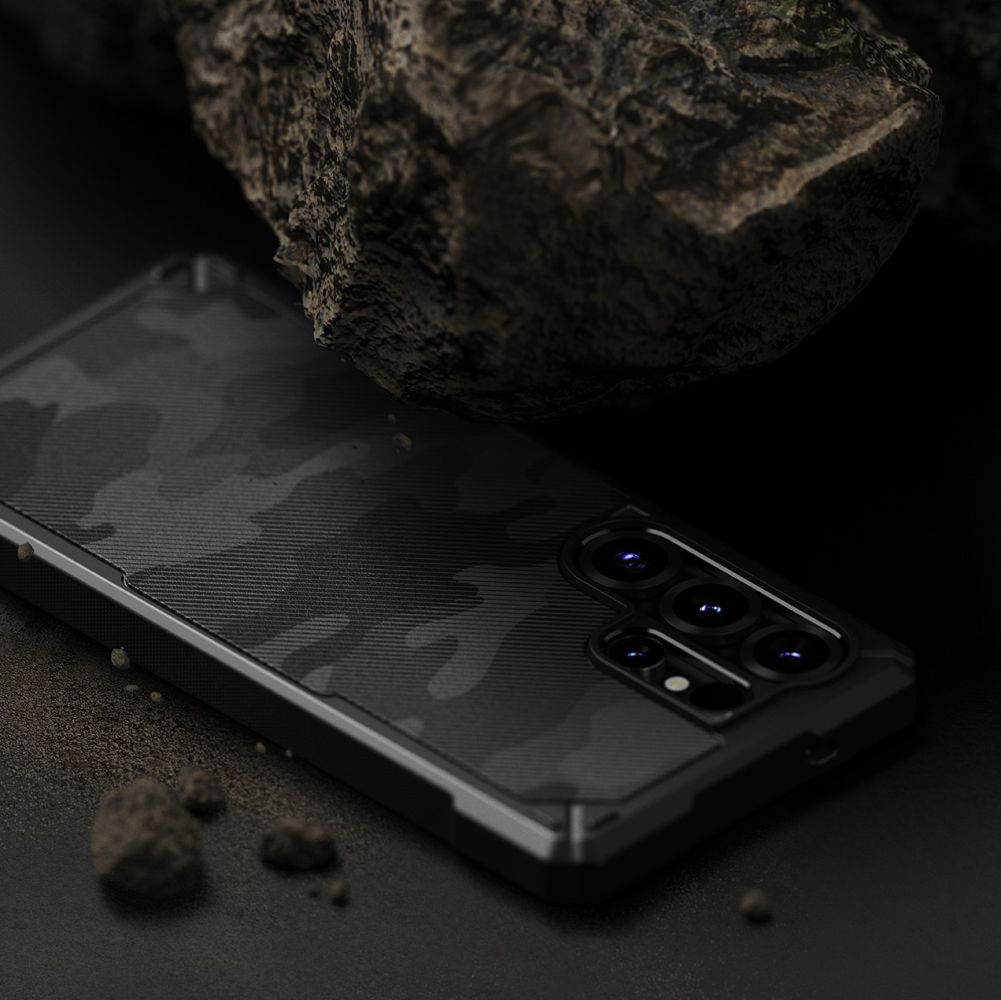 Ringke Samsung Galaxy S25 Ultra Rugged Gear Magnetic Σκληρή Θήκη TPU με MagSafe - Camo Black
