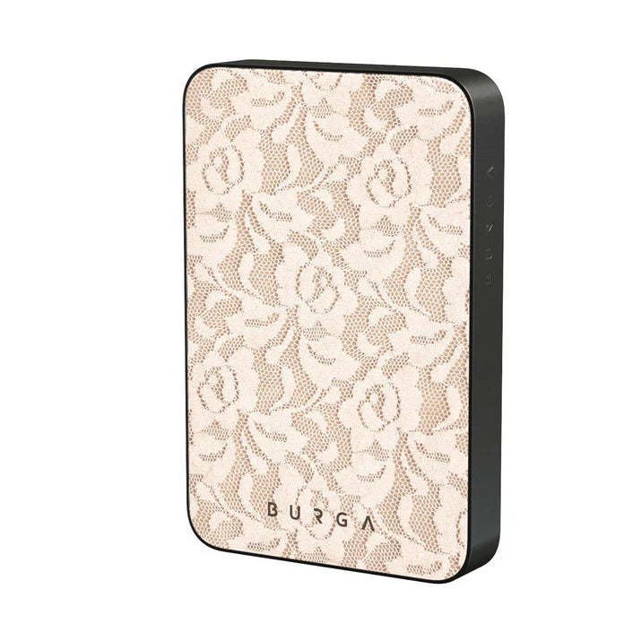 Burga Μαγνητικό Ασύρματο MagSafe PowerBank 5000mAh με Καλώδιο Type-C to Type-C - Gunmetal - Gone Country