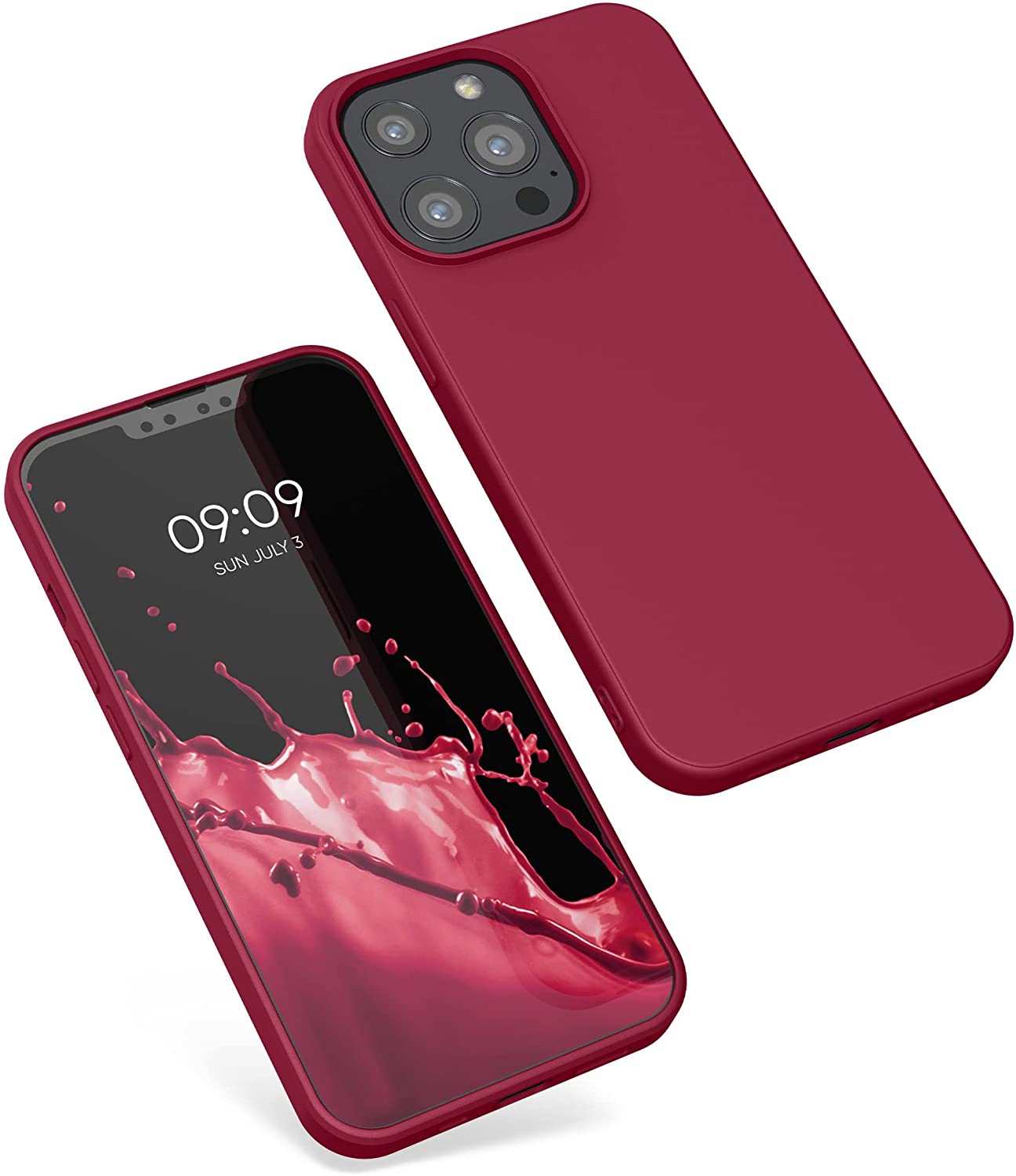 KW iPhone 13 Pro Θήκη Σιλικόνης Rubberized TPU - Sweet Cherry - 55962.229