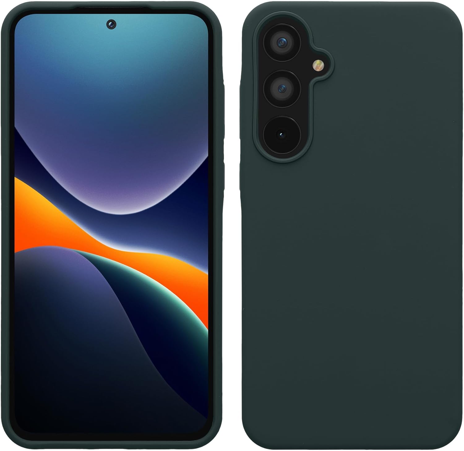 KW Samsung Galaxy A55 5G Θήκη Σιλικόνης Rubberized TPU - Moss Green