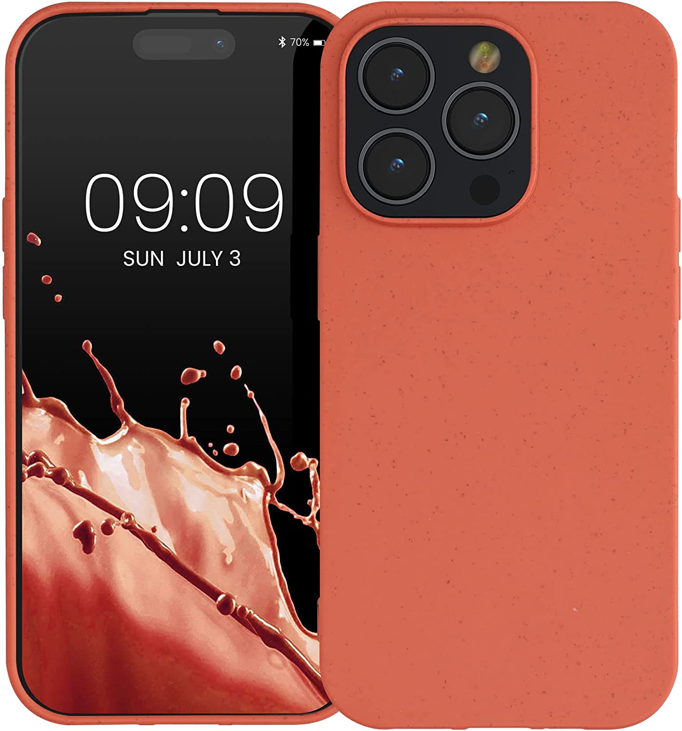 Kalibri iPhone 14 Pro Θήκη Σιλικόνης TPU με Ανακυκλώσιμο και Βιοδιασπώμενο Υλικό - Soft Blush - 59219.215