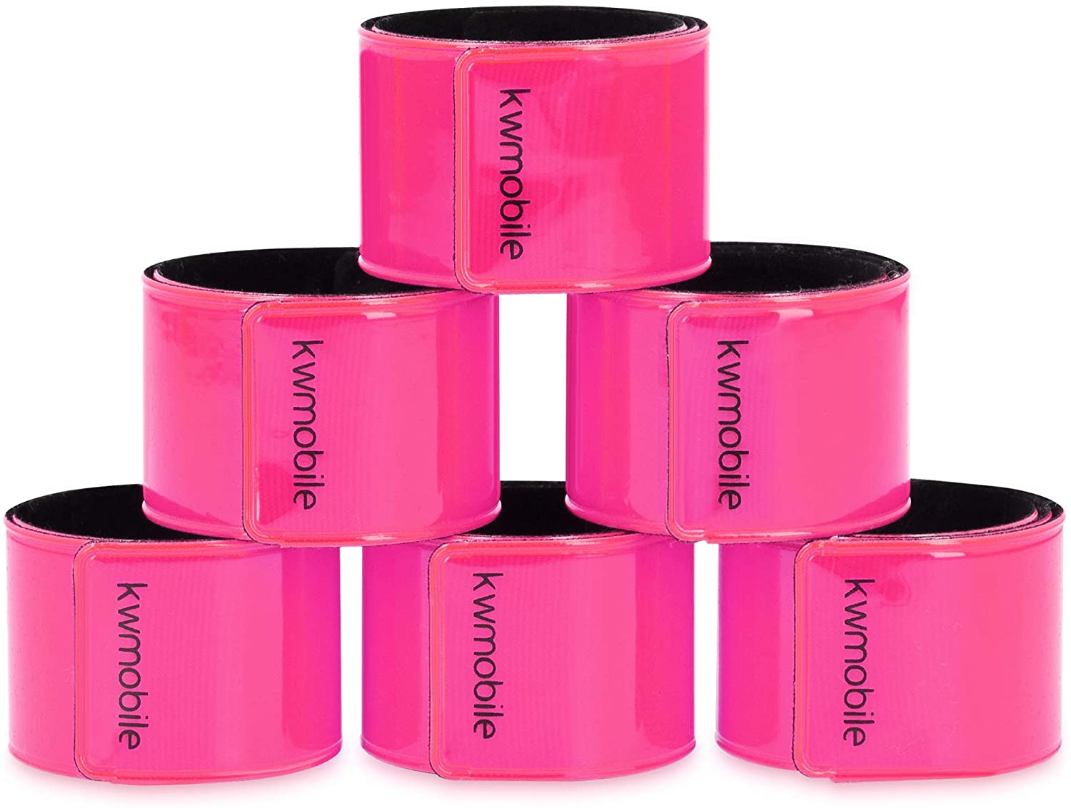 KW Σετ με 6 Ανακλαστικά Περιβραχιόνια - Fuchsia - 53848.08