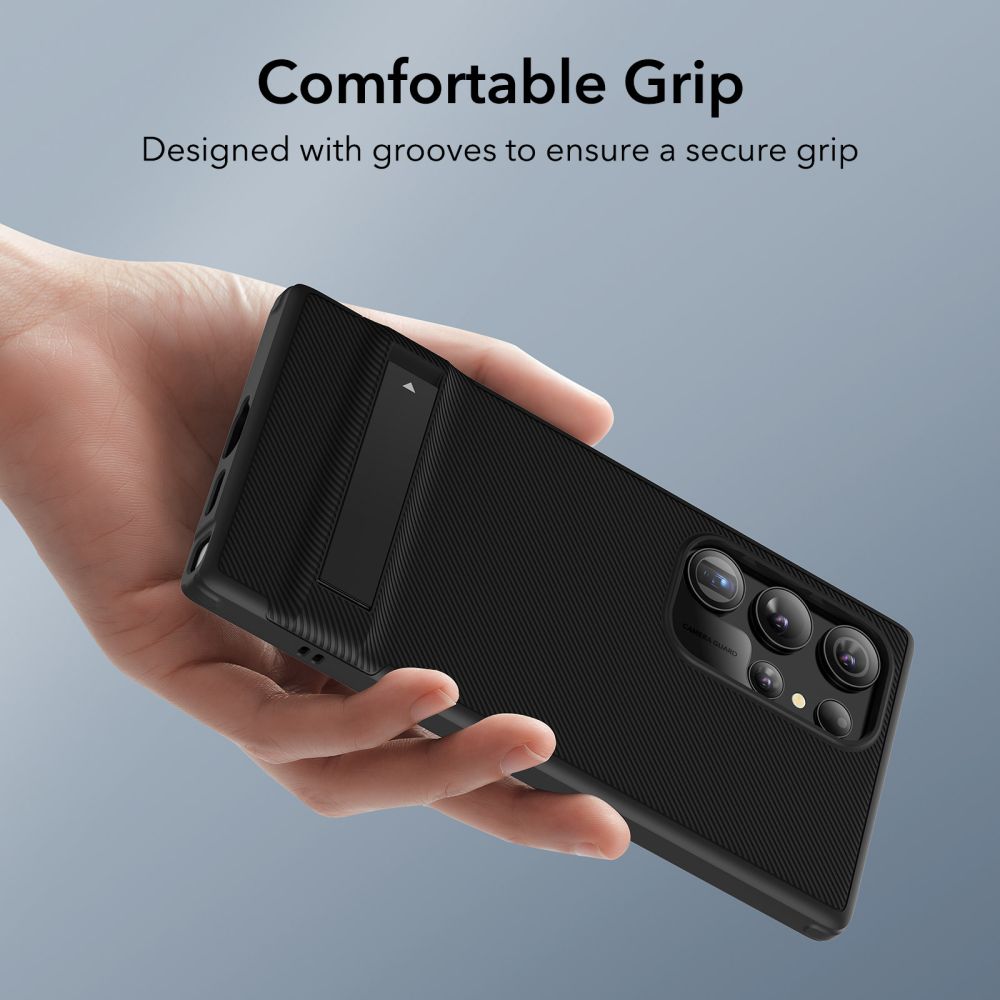 ESR Samsung Galaxy S24 Ultra Air Shield Boost Σκληρή Θήκη με Πλαίσιο Σιλικόνης και Stand - Black