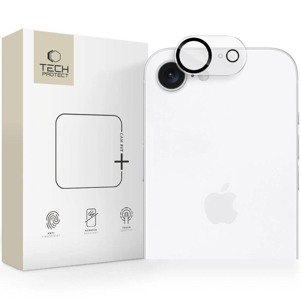 Tech-Protect iPhone 16e Cam Fit+ Αντιχαρακτικό Γυαλί για την Κάμερα - Διάφανο