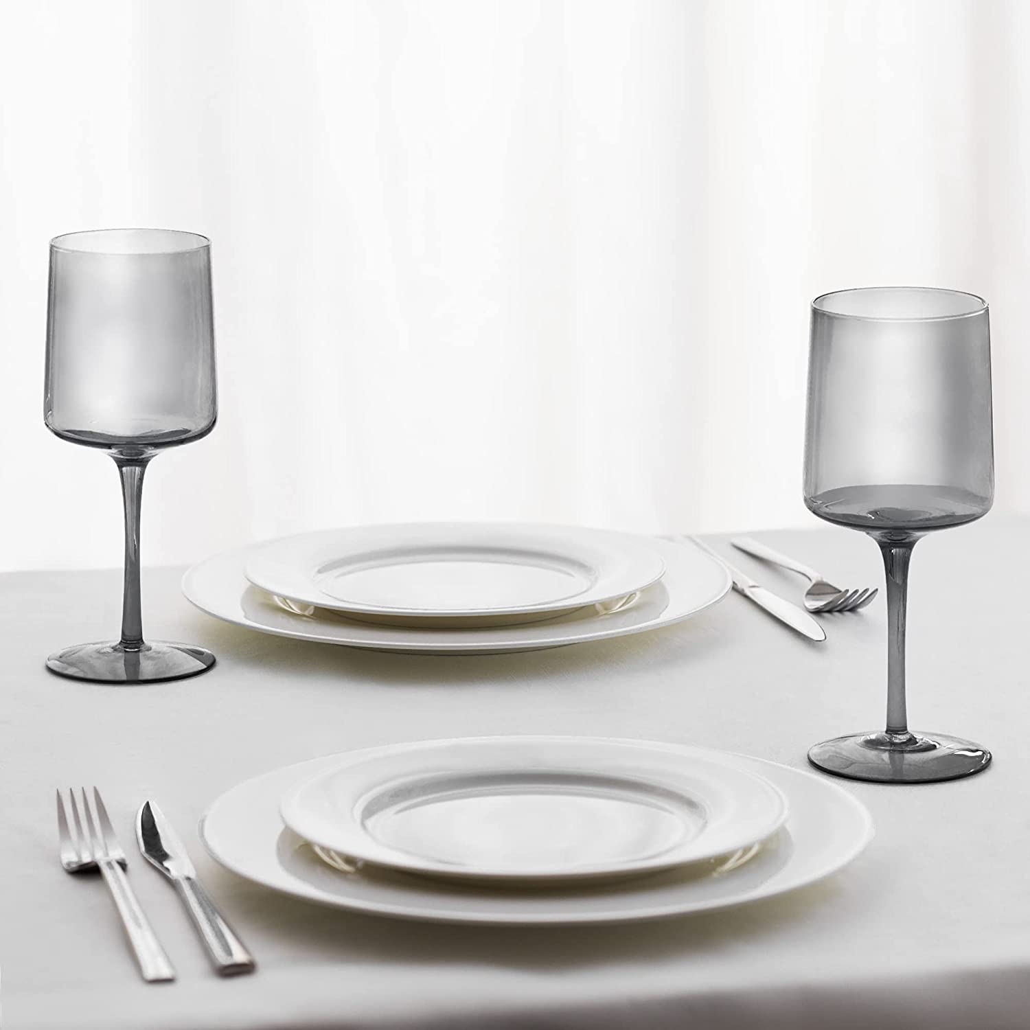 Navaris Σετ με 4 Ποτήρια Κρασιού - Grey - 56212.02