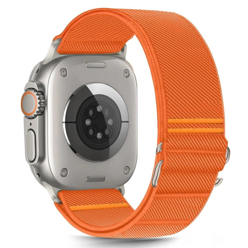 Tech-Protect Λουράκι Apple Watch 8/9/10/11 - SE (1/2/3) - Ultra (1/2/3) – 44/45/46/49mm Nylon Slip - Orange