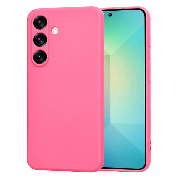 Techsuit Samsung Galaxy S25 SoftFlex Θήκη Σιλικόνης - Hot Pink