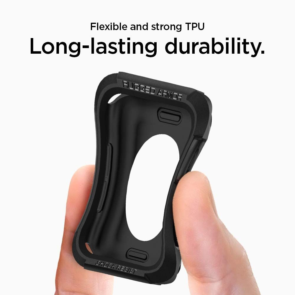 Spigen Θήκη Apple Watch 4 / 5 / 6 / SE / SE 2 44mm Rugged Armor - Black