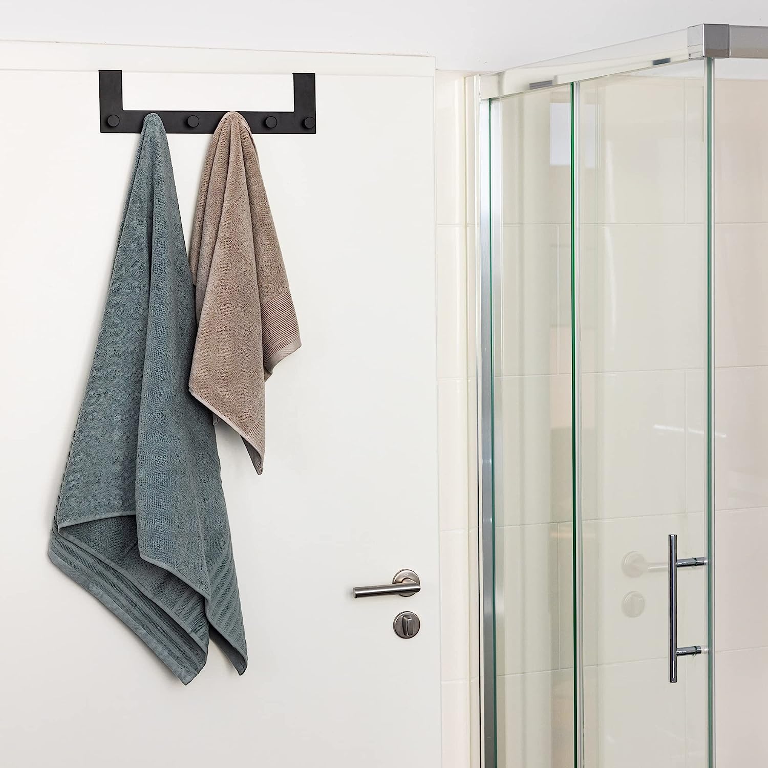 Navaris Κρεμάστρα Πόρτας από Ανοξείδωτο Ατσάλι - Black - 54828.01.01