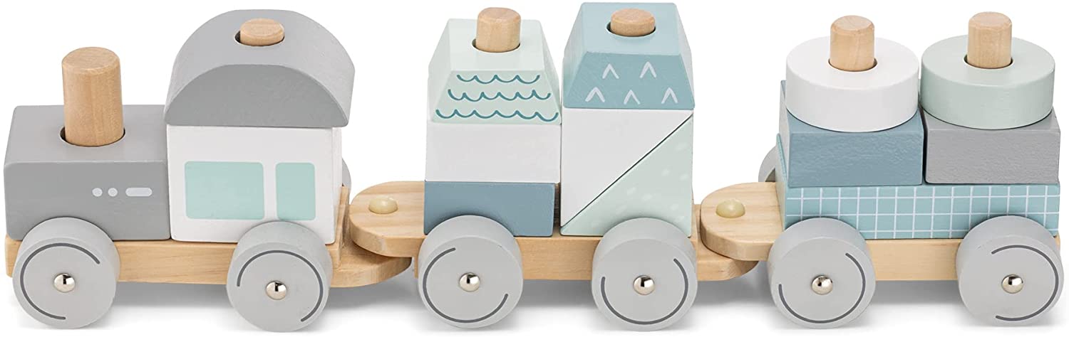 Navaris Ξύλινο Τρενάκι - Grey - 55243.01