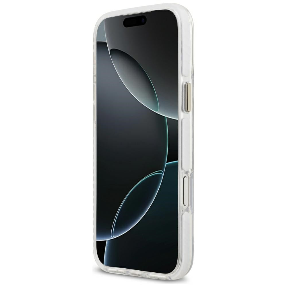 Lacoste iPhone 17 Pro Max / iPhone 18 Pro Max - Σκληρή Θήκη με Πλαίσιο Σιλικόνης - Shockproof IML Shockproof Gold Logo MagSafe - Clear