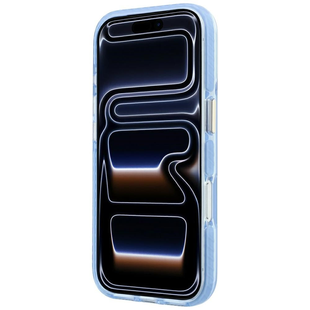 Lacoste iPhone 17 Pro Max / iPhone 18 Pro Max - Σκληρή Θήκη με Πλαίσιο Σιλικόνης - Shockproof IML Shockproof Gold Logo MagSafe - Blue