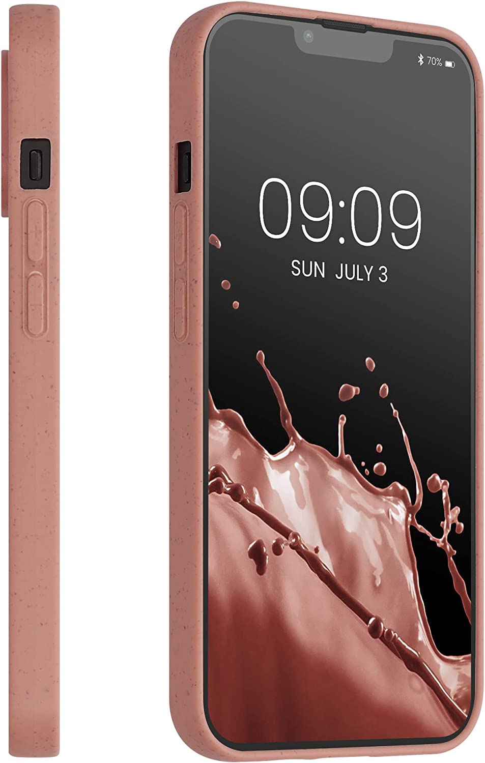 Kalibri iPhone 14 Θήκη Σιλικόνης TPU με Ανακυκλώσιμο και Βιοδιασπώμενο Υλικό - Winter Rose - 59217.193